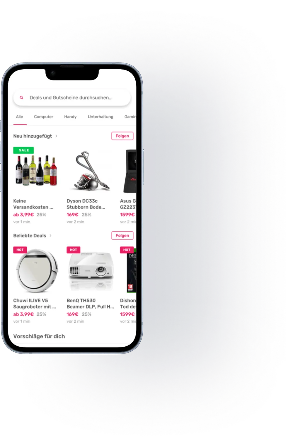 Community-App für Angebote – Hauptbild
