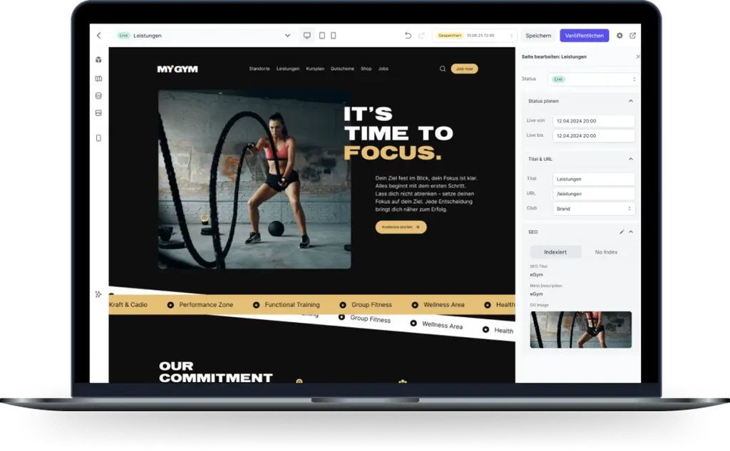 MY GYM CMS